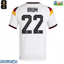 Tyskland David Raum #22 Hjemmedrakt VM 2026 Kortermet